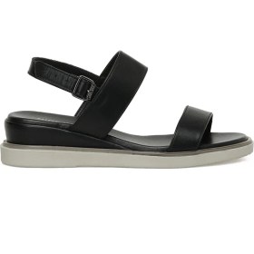 Resim Nine West Seju 3fx Siyah Kadın Dolgu Topuk Sandalet 