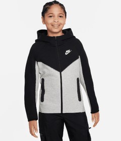 Resim Nike Sportswear Tech Fleece Full-Zip Hoodie - Siyah / 