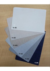 Resim As Perde Mat Keten Stor Perde 