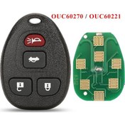 Resim Buick Chevrolet Cadillac Gmc Saturn İçin 315mhz Ouc60270 Uzaktan Kumandalı Anahtarsız Giriş Araba Anahtarı Fob'u 0356 