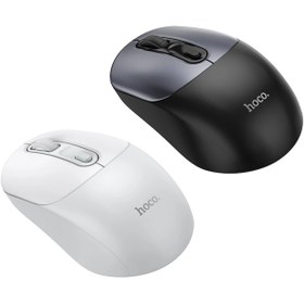 Resim hoco. GM28 2.4G Business Kablosuz Mouse - Beyaz-Gri 