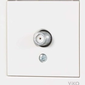 Resim Viko Karre Uydu Prizi F Konnektörlü Çerçeveli - Beyaz 