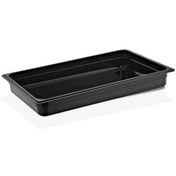 Resim GastroPlast Gn1/1-65 Mm Polikarbon Gastronom Küvet, Siyah 