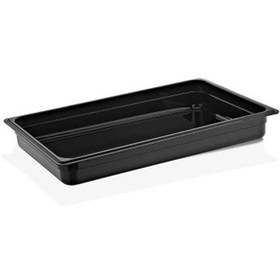 Resim GastroPlast Gn1/1-65 Mm Polikarbon Gastronom Küvet, Siyah 