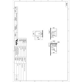 Resim Kale Loft Rimless Akıllı Duvara Asılı Tuvalet Bide Fonksiyonu 