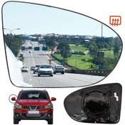 Resim Lemestar Nissan Qashqai Dualis J10 2007-2014 Sağ Ön Konveks Isıtmalı Ayna Camı - Uyumlu Parça No:96301br72a 