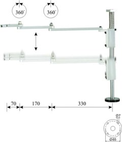 Resim Osaka Osı 570 Paralel Kol 570mm 