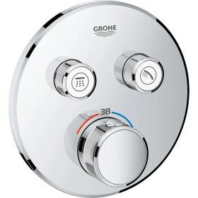 Resim Grohe Grohtherm Smartcontrol Çift Yönlü Ankastre Termostatik Duş Bataryası - 29119000 