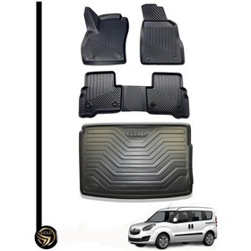 Resim Opel Combo D 2010 Havuzlu Paspas +bagaj Havuzu Kauçuk Set Nova 