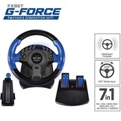 Resim Corby FX95T G-FORCE 270 Derece Titreşimli 7 in 1 Direksiyon Yarış Seti Siyah Corby