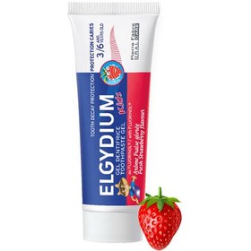 Resim Elgydium Çilek Aromalı 3-6 Yaş Çocuk Diş Macunu 50 ml 