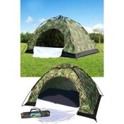 Resim Ema 4 Kişilik Kamuflaj Desenli Kolay Kurulumlu Kamp Çadırı 