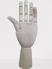 Resim Ahşap Model Mankeni Sol El Kadın 25 Cm. 