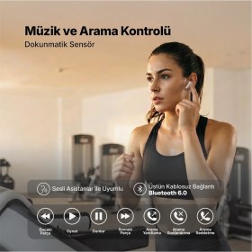 Resim Ttec Airbeat Crisp Gerçek Kablosuz Tws Bluetooth Kulaklık - 2KM175 