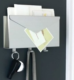 Resim Dekoratif Kapı Kenarı Posta Kutusu Zarflık ve Anahtarlık Askısı Çok Renkli 