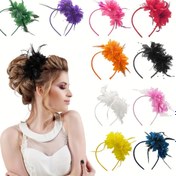 Resim 1 adet D EXCEED Kadın 1920'ler Retro Gatsby-Inspired Renkli Mesh Çiçek Baş Bandı - Vintage Düğün Parti & Kostüm Aksesuarı, Elde Yıkama Sadece, Güç Gerektirmez, Parti Başlığı, Zarif Başlık, Dekoratif Çiçek Tasarımı 