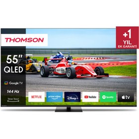 Resim 55QG7C14 55" 139 Ekran Uydu Alıcılı 4K Ultra HD Google Smart 144 Hz QLED Pro TV 