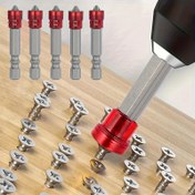 Resim PH2 Phillips Manyetik Tornavida Ucu Seti, 1/4 İnç Altıgen Sap, Metal Alaşım Çelik, Tornavida Tutucu Halkası ile, Elektrikli Tornavida Kiti için, Ev DIY Araçları, 1.89 İnç Uzunluk, Elektrikli Tornavida Uçları 