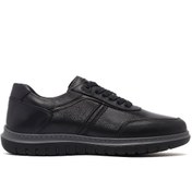 Resim Derimod Erkek Siyah Bağcıklı Deri Sneaker,Kışlık Spor Ayakkabı 25WFD677314 