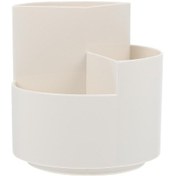 Resim Ganzhoushop 1 Adet Çok İşlevli Yuvarlak Kalem Kutusu Ofis Döndürülebilir Kalem Tutucu Kalem Düzenleyici 