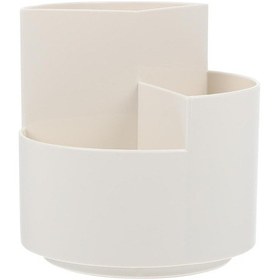 Resim Ganzhoushop 1 Adet Çok İşlevli Yuvarlak Kalem Kutusu Ofis Döndürülebilir Kalem Tutucu Kalem Düzenleyici 