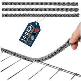 Resim Elmpaly 3 Adet Gri 14 Inç Izgara Kenar Koruyucu Yüksek Isıya Dayanıklı Yanık Önleyici Kolay Kurulum 