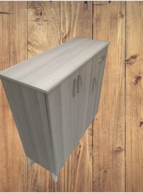 Resim Ayakkabılık Çok Amaç Model Parlak Cordoba Hard Suntalem Demonte Ceviz 