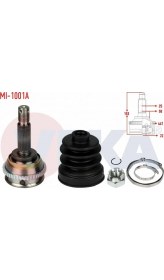 Resim Otoco Hyundaı Accent I(X-3)1.3i Abslı 44 Dıs 25X22X50 Uzunluk 153MM 94-00 Aks Kafası Sol-Sağ Ön Dış 