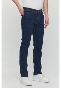 Resim Polo State Regular Fit Likralı Erkek Denim Kot Pantolon Lacivert Lacivert 