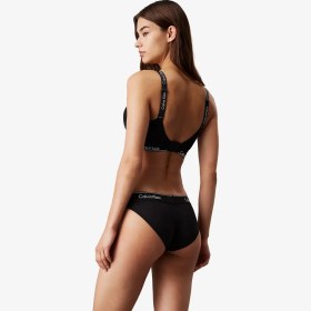 Resim Modern Cotton Full Cup Bralette 'Black' 