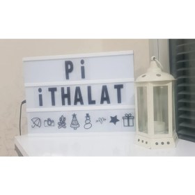 Resim Mena Rise Harflerle Işıklı Mesaj Veren Light Box LED Pano 