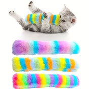 Resim Interaktif Kedi Oyuncak Seti: Peluş Yastık, Kedi Çiğneme Oyuncak, Squeak Oyuncak - Kapalı Kedi Oyun Zamanı İçin Mükemmel! 