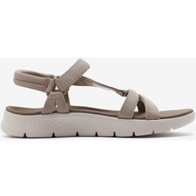 Resim Skechers Go Walk Flex Sandal - Sublime Kadın Bej Sandalet 141451 Tpe Bej 