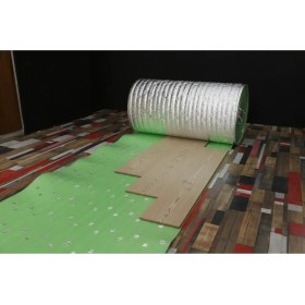 Resim Rf Reel Foam 2 mm Parke Altı Metalize Delikli Şilte - 10 Mt 