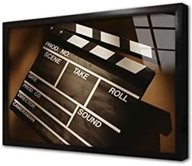 Resim Sinema Klaket Çerçeveli Cam Tablo 20x30 cm CA23129 