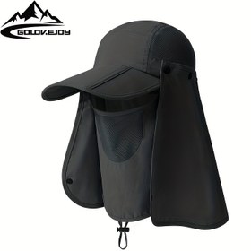Resim 1 Adet Yazlık Balıkçı Şapkası, Erkek ve Kadınlar İçin Outdoor Bisiklet ve Balıkçılık Nefes Alabilir Ter Emici Güneşlik 