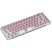 Resim Cbtx T-wolf T40 150 CM Şeffaf Tuş Kapaklı Kablolu Mekanik Klavye 