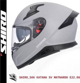 Resim Shiro Kask Fullface Katana M.c Sv (GÖZLÜKLÜ) Mat Nardo Xl 6162 