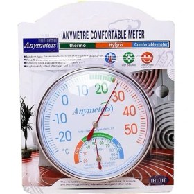 Resim Dmax Analog Termometre Isı ve Nem Ölçer Anymetre Özs 1940 