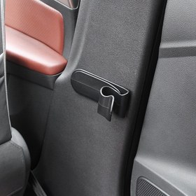 Resim Dayanıklı Araç Şemsiye Askı Kancası - Kapı Paneli Montajlı, Yer Tasarruflu Şemsiye Tutucu, Kolay Kurulumlu Araba, SUV ve Kamyonetler İçin - Minimalist Tasarım, Sağlam Yapı, Günlük Kullanım 