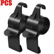 Resim 2 Adet Araba Şemsiye Sahipleri Gövde Depolama Organizatör Kanca - Siyah 