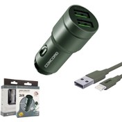 Resim Concord C-773 Lightning Kablo ve Metal Başlık Hızlı Araç Şarj Seti 2.4 + 3.5A 23W 