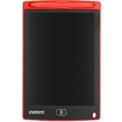 Resim Everest EV-DY100 Kırmızı Tek Tuşla Sil Dijital Yazı Tahtası 
