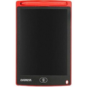Resim Everest EV-DY100 Kırmızı Tek Tuşla Sil Dijital Yazı Tahtası 