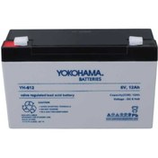 Resim Yokohama 6 Volt 12 Amper Jeep,motor,oyuncak Araç Araba Aküsü 6v 12ah Kuru Akü 
