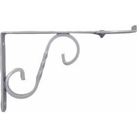 Resim Ayarlı Ferforje Raf Altı No:2 Beyaz 20X15 