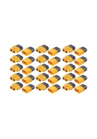 Resim Chuangyinshop Dealikee 15 Çift Xt60h Geliştirilmiş Erkek Dişi Bağlantı Lityum Pil Rc Araç Uçak 