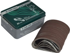 Resim Hard Steel Dik Kumaş Kesim Motoru Bileme Şerit (Medium) Metal Kutu / 181C2-2 80 Adet 