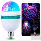 Resim Led Disko Lamba Dönebilen Işıklı Parti Disco Lambası Çok Renkli 