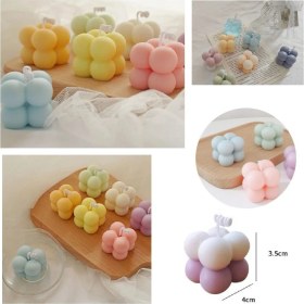 Resim Teknotrust Bubble Mum Silikon Kalıbı 3D Mini Çoklu Bubble Çikolata Kalıbı 15’Li 